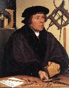HOLBEIN, Hans the Younger Portrait of Nikolaus Kratzer gw oil painting
